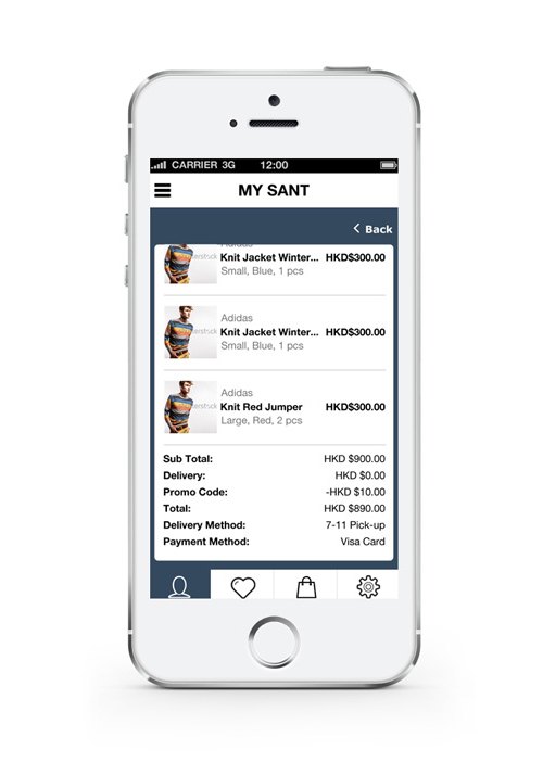 SANT - Mobile APP Design